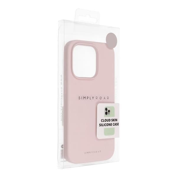 Roar Mobilskal till iPhone 16 Pro Cloud Skin - Ljusrosa Rosa
