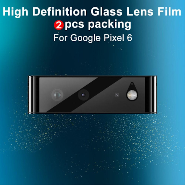 IMAK 2kpl / Pack Lens Cover Karkaistu lasi Google Pixel 6