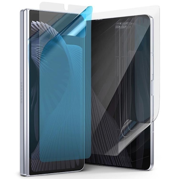 Ringke Galaxy Z Fold 5 Härdat Glas Skärmskydd Dual Easy Set