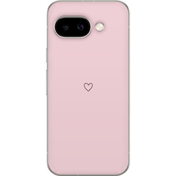 Telefontaske til Google Pixel 9a med lille hjerte