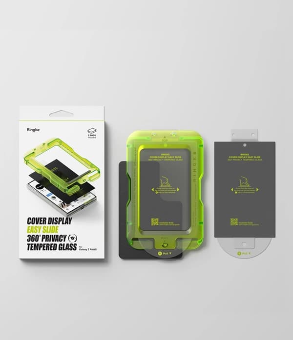 [2-Pack] Ringke Galaxy Z Fold 8 Skärmskydd Härdat Glas Privacy