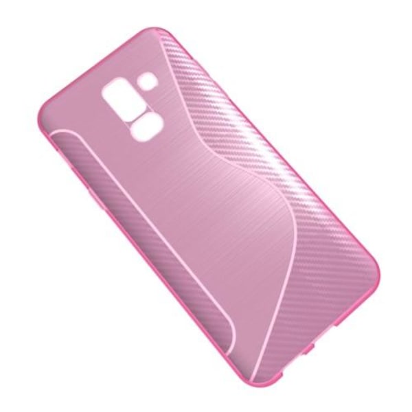 Flexicase mobiilikotelo Samsung Galaxy A6 Plus (2018) -puhelimelle - vaaleanpunainen Pink