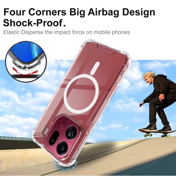 IMAK Mobilskal till Oppo Find X9 Pro 5G Plast Transparent - Pattern No.2