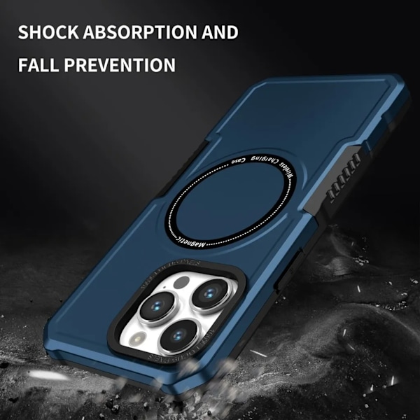 iPhone 15 Pro Mobilskal Magnetisk - Blå