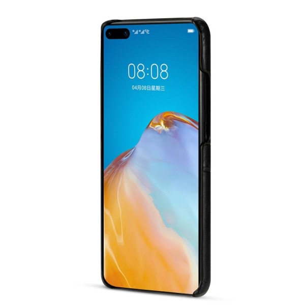 Skal med kortplatser till Huawei P40 - Svart Black