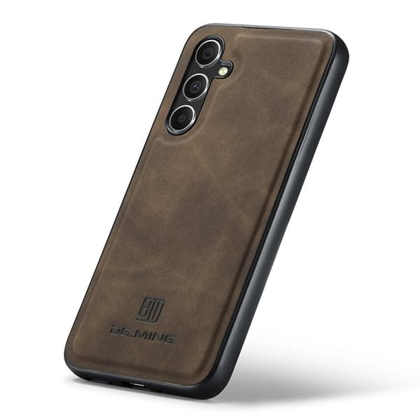 DG.MING Mobilskal till Samsung Galaxy A54 5G PC TPU PU Skydd - Brun