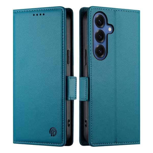 Samsung Galaxy S26 Fodral PU Läder Plånboksfodral - Blå