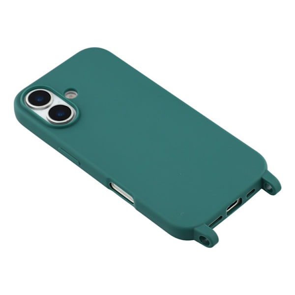 Mobilskal till iPhone 17 TPU med Hål för Rem - Grön Grön