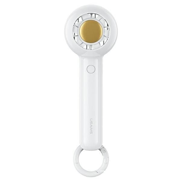 USAMS Mini Handfläkt 1200 mAh Candy ZB251FS01 - Vit Vit