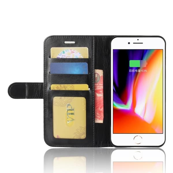 SiGN Plånboksfodral till iPhone 7/8 Plus - Svart Svart