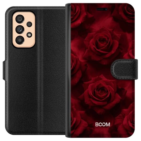 Plånboksfodral till Samsung Galaxy A53 5G med Crimson Rose