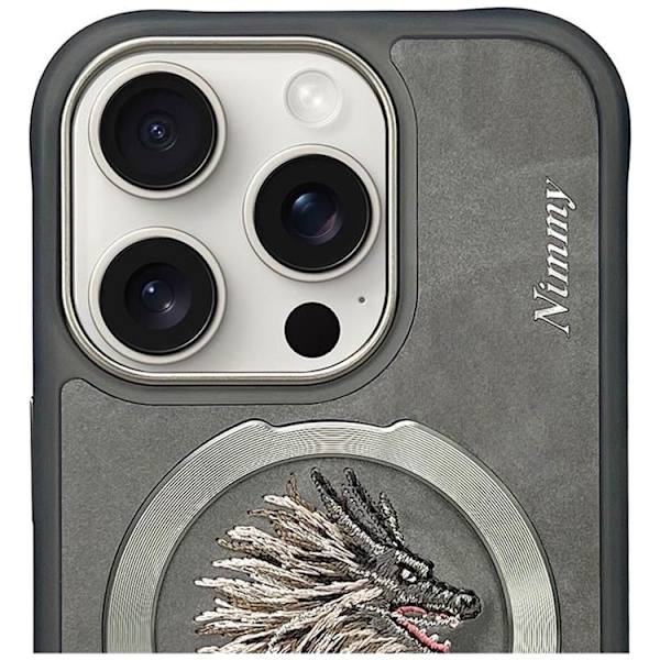 Nimmy Mobilskal till iPhone 16 Pro MagSafe Dragon - Grå Grå