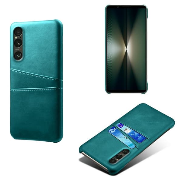 Mobilskal till Sony Xperia 1 VII med Dual Kortfack - Grön Grön