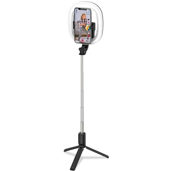 CELLY CLICKRINGBT Ringlampe med stativ/selfiepind