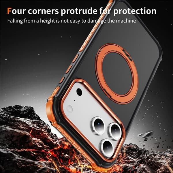 Mobilskal till iPhone 17 Pro Max MagSafe Skin Touch - Orange Orange