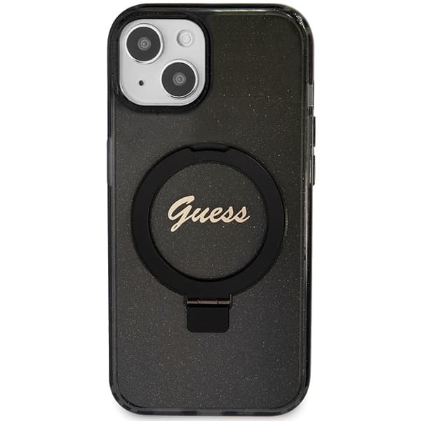 Guess Mobilskal till iPhone 13/14/15 MagSafe Ring Stand Glitter