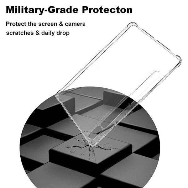 Galaxy Tab S9 Skal TPU Shockproof - Transparent