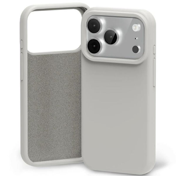 Mercury Mobilskal till iPhone 17 Pro Silikon - Stone Grå