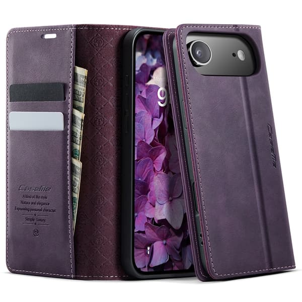 Caseme iPhone Air Plånboksfodral RFID-Skydd 033 - Lila Lila