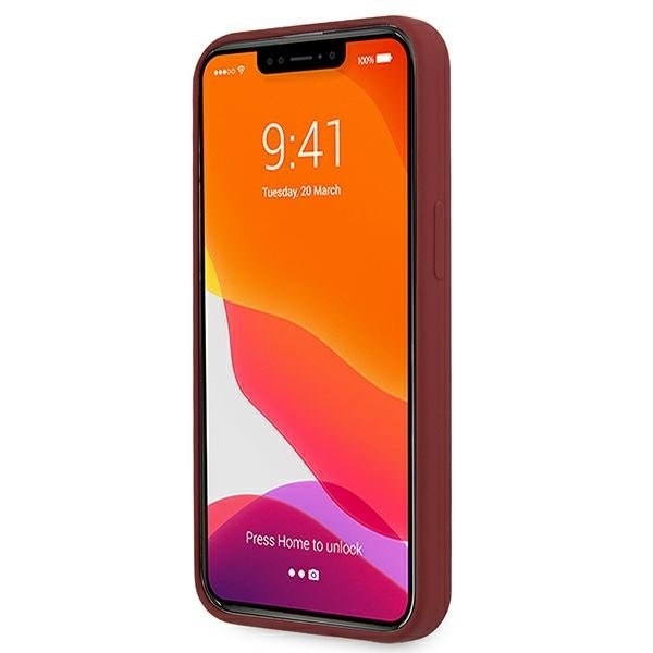 Mercedes Silicone Line Skal iPhone 13 - Röd Röd