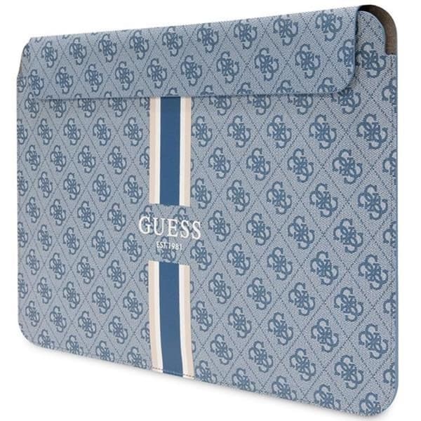 Guess Datorfodral 14'' Printed Stripes - Blå Blå