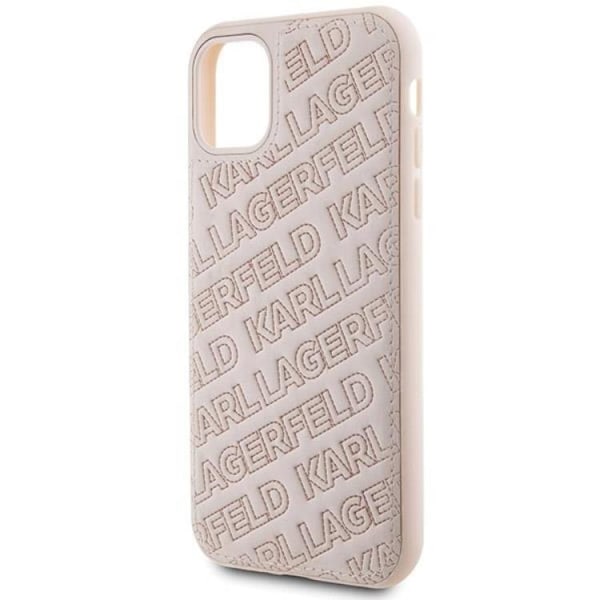 KARL LAGERFELD iPhone 11/XR Mobilskal Quilted K Pattern - Rosa