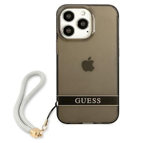Guess iPhone 13 Pro Skal Translucent Stap - Svart Svart