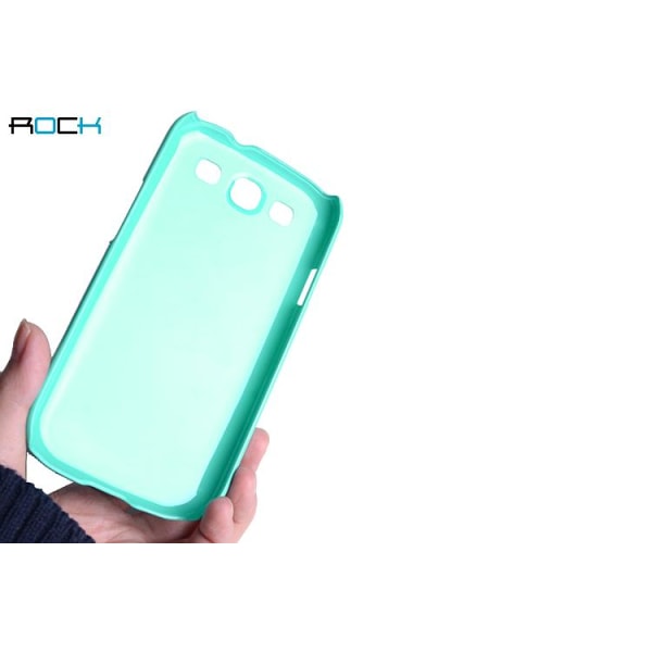 Rock Colorful Skal till Samsung Galaxy S3 i9300 + HD Skärmskydd Vit