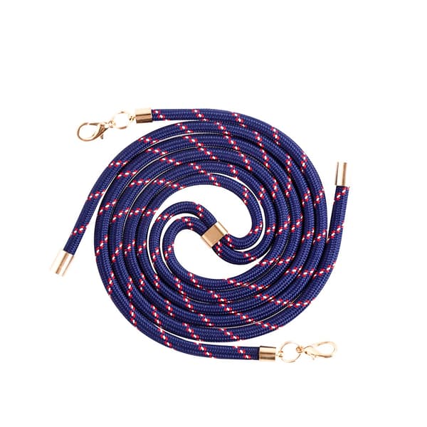 Boom Halsbandsrem Rope - Blå Stripes Blå