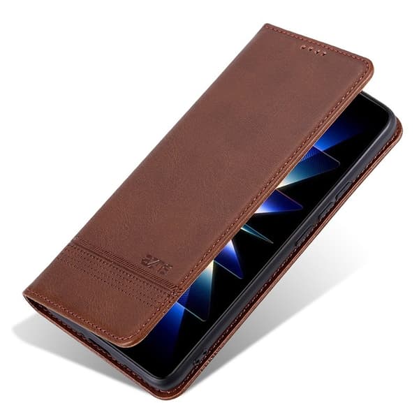 AZNS Samsung Galaxy A36 5G Plånboksfodral Konstläder - Brun