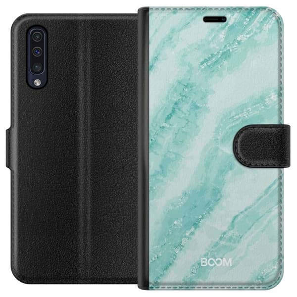 Plånboksfodral till Samsung Galaxy A50 med Mint Marble