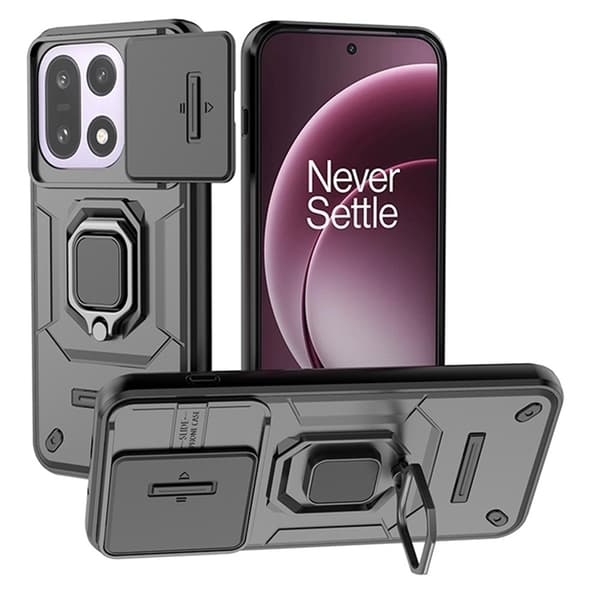 Mobilskal till OnePlus 15 5G PC + TPU Kickstand Svart