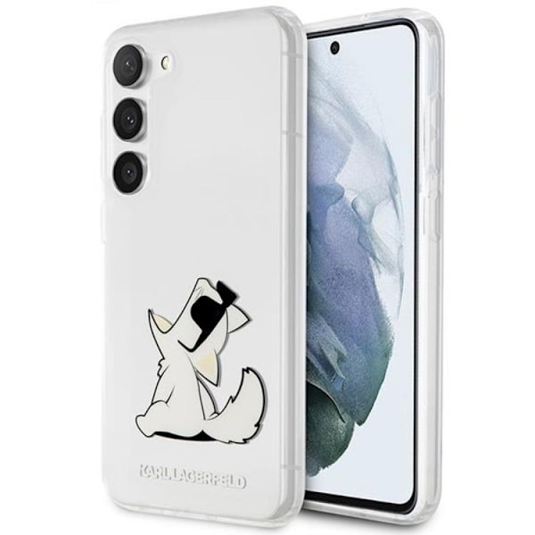Karl Lagerfeld Galaxy S23 Plus Mobilskal Choupette Fun - Clear