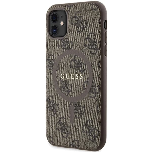 Guess iPhone 11/XR Mobilskal Magsafe 4G Collection - Brun Brun