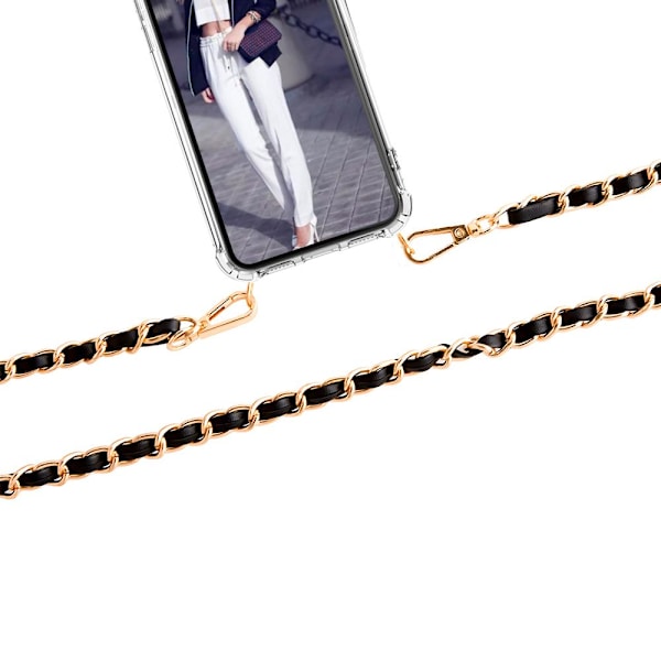 Boom Halsbandsrem Chain Inside - Svart Svart