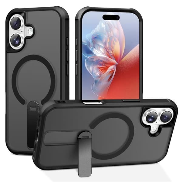 Mobilskal till iPhone 17 MagSafe Kickstand - Svart Svart