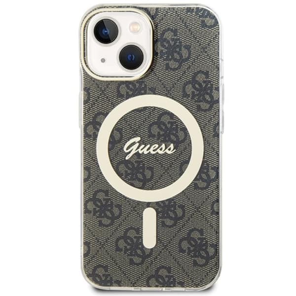 Guess Mobilskal till iPhone 15 Plus/14 Plus MagSafe IML 4G - Brun Brun