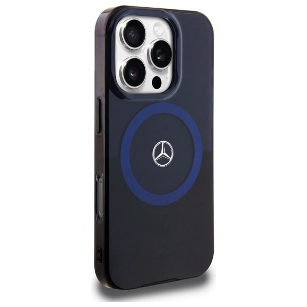 Mercedes Mobilskal till iPhone 16 Pro Max MagSafe Double Layer BiColor - Blå Blå
