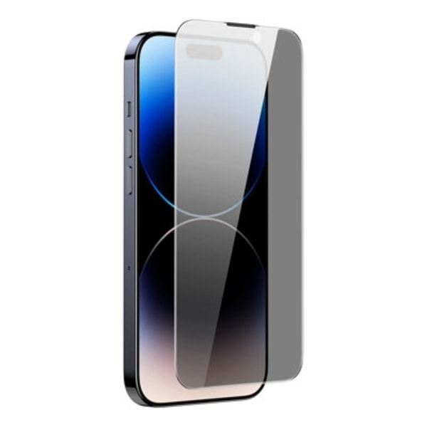 Baseus iPhone 14 Pro Härdat Glas Skärmskydd Privacy Svart