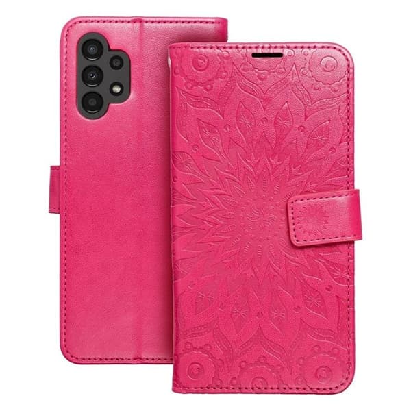 Galaxy A13 4G Plånboksfodral Mezzo Mandala - Magenta Magenta