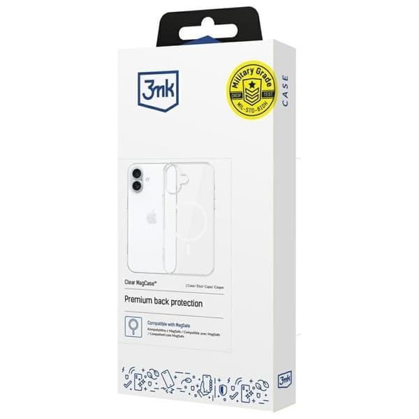 3MK Telefontaske til iPhone 17 MagSafe - Klar Transparent