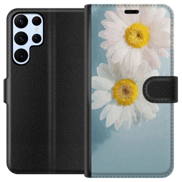 Pung Taske til Samsung Galaxy S24 Ultra med sommerblomster