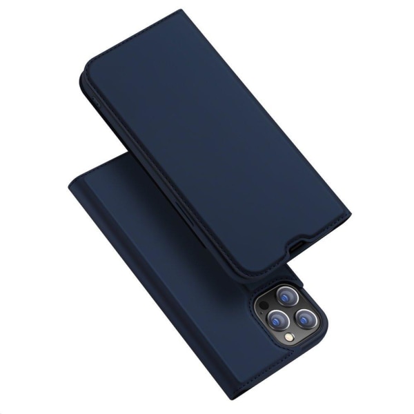 Dux Ducis Skin -sarjan lompakkokotelo iPhone 13 Pro - sininen Blue