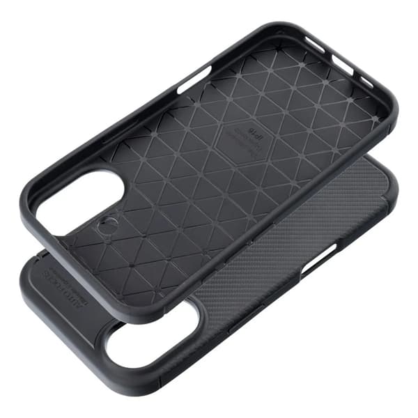 Telefontaske til iPhone 16 Plus Carbon Premium - Sort Black