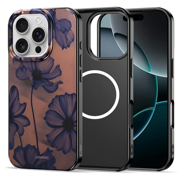 Tech-Protect Mobilskal till iPhone 16 Pro Max Magsafe Lamano - Velvet Night Lila