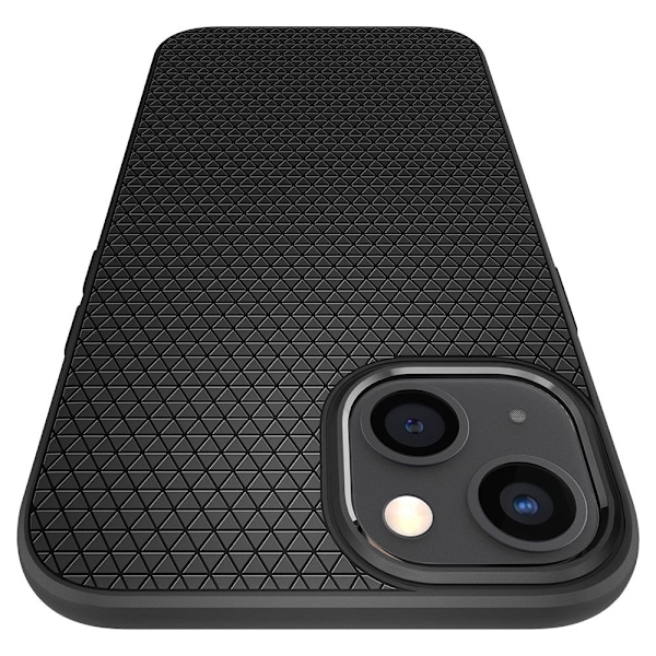 Spigen Liquid Air Mobilskal iPhone 13 - Matte Svart Svart