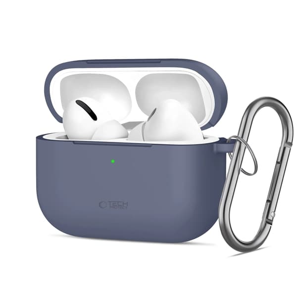 Tech-Protect Apple Airpods Pro 3 Skal Silikon Hook - Baby Blå Blå