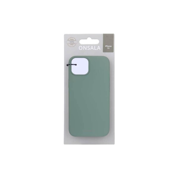 Onsala Silikone Pine Cover iPhone 13 - Grøn Green