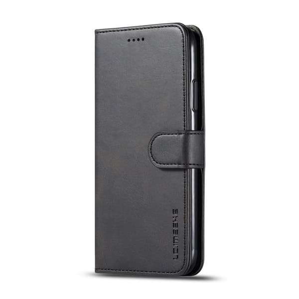 LC.imeeke iPhone 11 Plånboksfodral i Konstläder - Svart