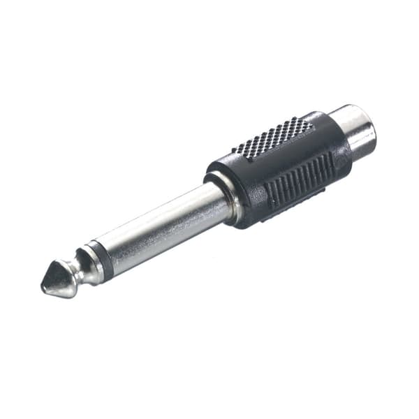 Vivanco Audioadapter, 1x6.3mm hane - 1xRCA hona